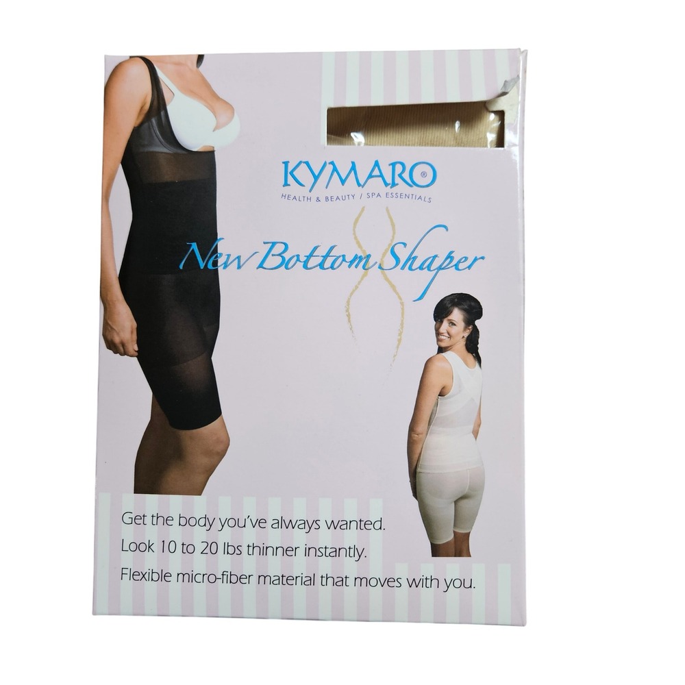Kymaro New‎ Bottom Shaper Nude XL High Waist Thigh Slimmer Shapewear NIB